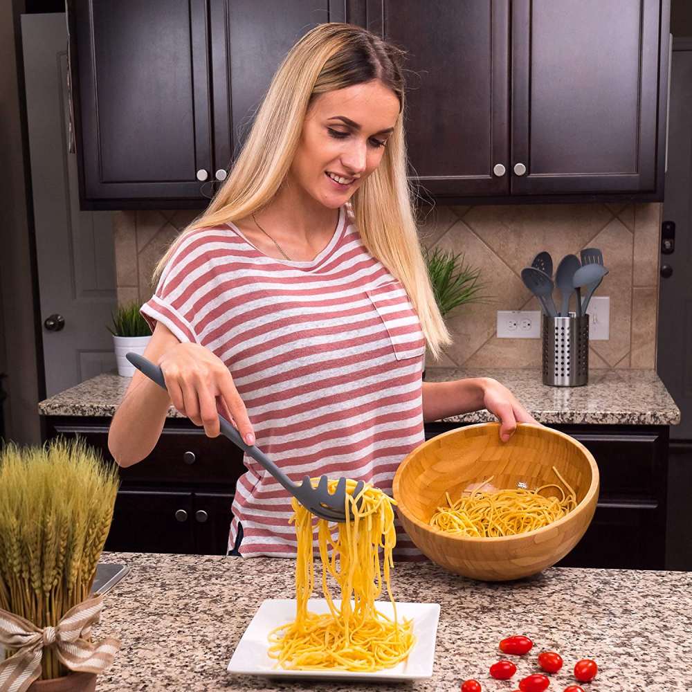 Silicone Cooking Utensils Set (Gray): image 6