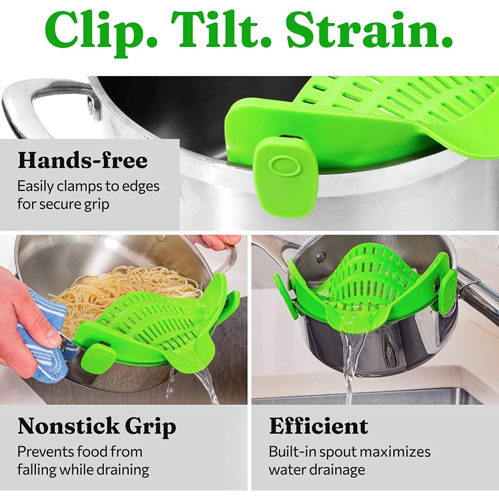 Strainer for pasta (Lime Green)